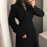 New spring autumn fashion Casual women's Trench Coat long Outerwear loose clothes for lady with belt