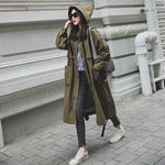 new Fashion 2020 Spring Autumn Coats Women Casual Oversized Large pockets Loose Long Trench Coat Chic Female Windbreaker X542