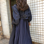 Women's Trench Coat Long Spring Coats Female 2019 Fashion Pleated Chiffon Splice Thin Outwear Loose Trench Coat For Women