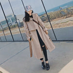 Trench coat 2020 new Korean casual loose women's British style over the knee fashion temperament coat tide
