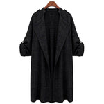 Plus Size 5XL  Autumn Women's Thin Jacket 2020 Fashion Loose Large Size Casual Long Cardigan Coats Female Windbreaker