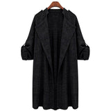 Plus Size 5XL  Autumn Women's Thin Jacket 2020 Fashion Loose Large Size Casual Long Cardigan Coats Female Windbreaker