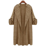 Plus Size 5XL  Autumn Women's Thin Jacket 2020 Fashion Loose Large Size Casual Long Cardigan Coats Female Windbreaker