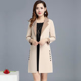 Women's Windbreaker 2020 Spring And Autumn New Fashion Female Coat Long Slim Female Trench Coat Casual Wild Women's Clothing