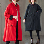 2020 Spring Autumn Long Trench Coats New Korean Large Size red Women's Clothes Loose fashion Casual Windbreaker XA425