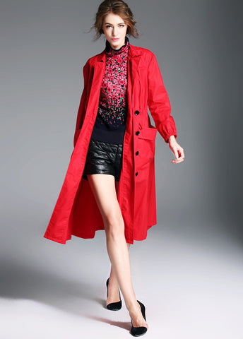 2020 Women Spring Fashion Autumn Long Trench Coat Women's Windbreaker Outwear Slim Ladies Coats Casaco Feminino WXF105