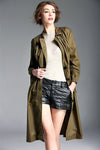 2020 Women Spring Fashion Autumn Long Trench Coat Women's Windbreaker Outwear Slim Ladies Coats Casaco Feminino WXF105