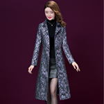 High-quality spring autumn new Women's trench coat fashion Korean loose fit was thin and long windbreaker overcoat plus size